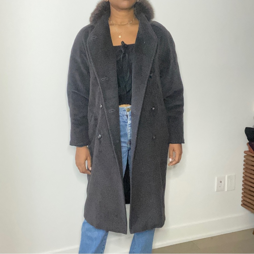 MaxMara - Dark Grey Coat - size M/L